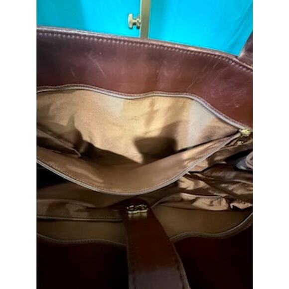 CHANEL Vintage Coated Canvas Leather Trimmed Satchel*Hologram*ENTRUPY COA - Picture 9 of 16